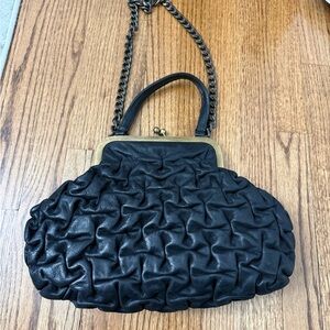 Black Leather Women's Bag